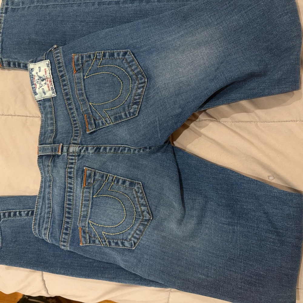 True Religion Classic Blue Straight Leg Jeans